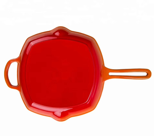 Directly Factory Price square Enameled Cast Iron <strong>Grill</strong> <strong>Pan</strong> Meat Frying <strong>Pan</strong> Bakeware - Product Image 5