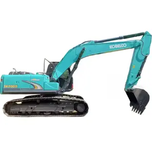 Escavadeira KOBELCO usada de alta eficiência, excelente desempenho e design original, escavadeira KOBELCO 200 usada