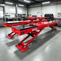 Elevador de Tijera Tipo Y de 8000 kg con Plataforma Amplia para Alineación de Ruedas y Talleres de Reparación de Automóviles