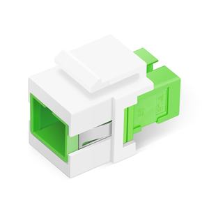 <span class=keywords><strong>Adaptateur</strong></span> à fibre <span class=keywords><strong>optique</strong></span> monomode SC/APC-SC/APC Simplex <span class=keywords><strong>Jack</strong></span> trapézoïdal - Product Image 2