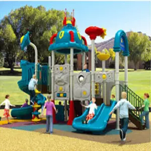 लोगो के साथ कस्टम स्लाइड उच्च गुणवत्ता वाले मनोरंजन पार्क आउटडोर उपकरण स्लाइड बच्चों के खेल का मैदान घर के लिए आउटडोर