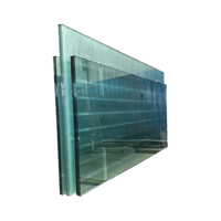 Muro Cortina de Estructura Sólida Unificada de Vidrio Templado Ultra Transparente para Uso Industrial, Hoteles, Baños, Escaleras, Salas de Estar y Talleres