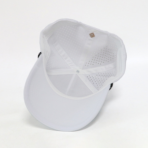 Casquettes 5 panneaux personnalisées OEM, imperméables, avec logo brodé, pour hommes et femmes, légères, pour le sport, les activités de plein air, le golf, casquettes à cordon - Product Image 4