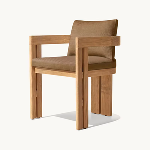Ensemble <span class=keywords><strong>table</strong></span> <span class=keywords><strong>et</strong></span> <span class=keywords><strong>chaises</strong></span> modernes en teck massif, résistant à l'eau, pour extérieur, salle à manger, jardin, terrasses, villas, hôtels, cours. - Product Image 2