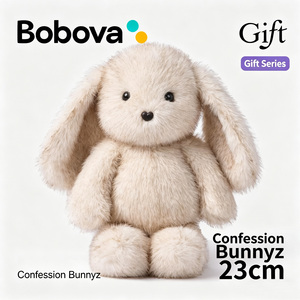 Bobova - Conejito <span class=keywords><strong>de</strong></span> Peluche <span class=keywords><strong>de</strong></span> Tela <span class=keywords><strong>Súper</strong></span> Suave con Diseño Bordado, Regalo <span class=keywords><strong>de</strong></span> Cumpleaños - Product Image 4