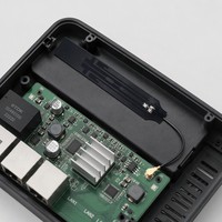 Antenne FPC interne 2,4 GHz 24x18mm 3,5dBi avec connecteur mâle pour module WiFi, modèle WiFi-FPC0022, montage adhésif