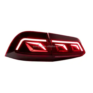 Автомобильный Стайлинг для VW Touareg, светодиодный задний фонарь 2011-2017, задний фонарь Touareg, динамический сигнал, обратный автоматический