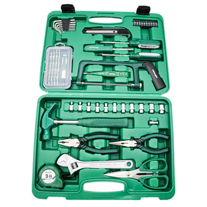 Ensemble d'outils de réparation de base pour la maison, 63 pièces, avec marteau, clé à douille, tournevis et couteau utilitaire pour les travaux d'entretien quotidiens - Product Image 6