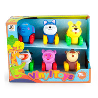 Jouet de voiture miniature en plastique pour enfants de 2 à 4 ans, jouet à pousser