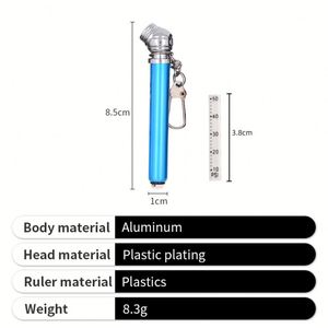 Manomètre de pression des pneus miniature en forme de stylo porte-clés fabriqué en Chine, en vente - Product Image 2