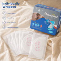 MummyFriend Disposable Three-Dimensional Absorbent Breathable Breast Pads Hot-air Non-Woven Fabric SAP Wood Pulp Maternity for