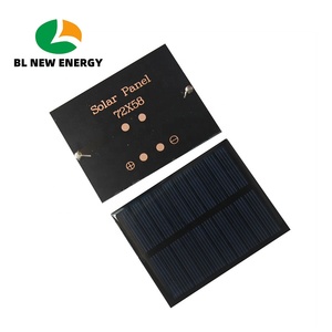 Mini paneles solares pequeños de 0,5 W del fabricante solar de China 5V 72*58mm Carga en <span class=keywords><strong>miniatura</strong></span> de silicio policristalino de alta eficiencia - Product Image 3