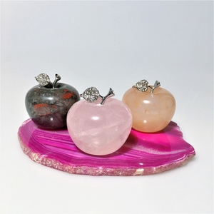 Buen recuerdo Feng Shui Manzana <span class=keywords><strong>Rosa</strong></span> Cuarzo Natural Navidad tallado regalos gema tallado decoración arte hecho en <span class=keywords><strong>casa</strong></span> colección - Product Image 5