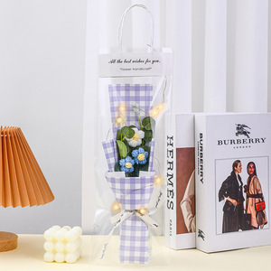 Bouquet creativo fatto a mano all'uncinetto per fidanzati e insegnanti regali di Natale popolari - Product Image 3