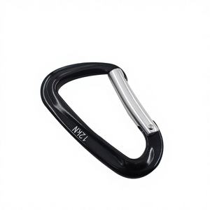 คาราไบเนอร์แบบ D สำหรับปีนเขา ทำจากอะลูมิเนียมการบิน 7075 รับน้ำหนักได้สูงสุด 12 กิโลนิวตัน พร้อมระบบล็อคอัตโนมัติ - Product Image 1