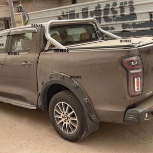 Déflecteur de Vitre de Voiture BENKE - Style Luxe PC + Acier Inoxydable Noir/Gris Fumé, Ajustement Parfait pour Great Wall - Product Image 3