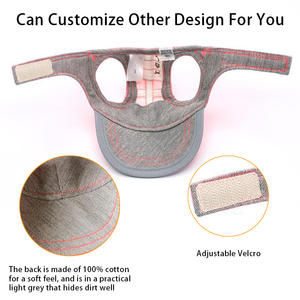 Outdoor-Sonnenhut, wasserdichter <span class=keywords><strong>Nylon</strong></span>-Bucket-Hut für den Sommer, Reisehut, reflektierende Baseball-Trucker-Kappe mit Ohrenloch für Hunde und Katzen - Product Image 4