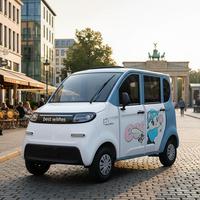 Skuter Listrik Kabin Tertutup untuk Pendakian Lereng 25% dengan Motor 5000W, Baterai 72V, Kecepatan 50km/jam untuk Perjalanan di Area Pegunungan