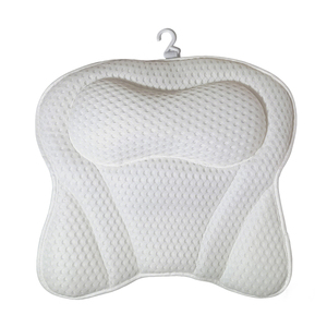 4D Mesh Fabric Bathtub Pillow with Anti-Slip Suction Cups, Neck & Head <b>Support</b> for Bathing, <b>Bath</b> Accessories Gifts - Product Image 1