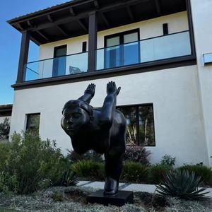 Estatua de Bronce de Tamaño Real de Mujer Gorda de <span class=keywords><strong>Fernando</strong></span> Botero, Arte Corporal Humano, Decoración de Paisaje de Centro Comercial, Escultura de Jardín Urbano - Product Image 3