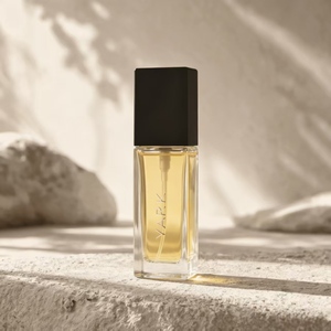 Custom logo Portable travel set 25ml 30ml press cap glass spray perfume <b>bottle</b> - Product Image 6