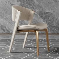 Chaise de salle à manger de luxe en acier inoxydable, design italien moderne, revêtement en cuir, finition chrome doré, mobilier pour la maison, le bar et le restaurant
