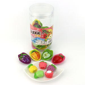 <span class=keywords><strong>Mini</strong></span> bonbons gommeux mous en forme de fruit assortis avec remplissage de <span class=keywords><strong>confiture</strong></span> - Product Image 3