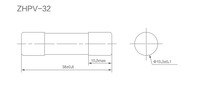 Fusible CC haute tension 10X38 1000V Protection des semi-conducteurs à action rapide pour ferme solaire et système d'énergie éolienne