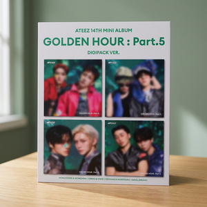 ATEEZ Golden Hour Parte 5 Versión Digipack (código de barras POB)-2026-06-26 Código de barras de lanzamiento 8803581204315 Material de papel KG Etiqueta Digital - Product Image 3