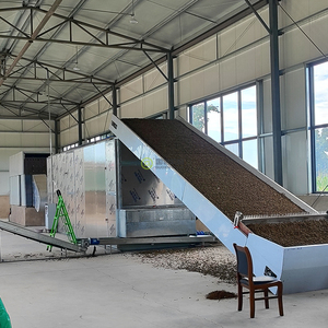 Séchoir à bande maillée pour herbes, pour racine de Pseudostellaria, machine de séchage continue à bande maillée pour Radix Pseudostellariae - Product Image 1