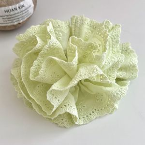 Peppermint Green Tea Color Múltiples capas Lace Scrunchies <span class=keywords><strong>Cola</strong></span> <span class=keywords><strong>de</strong></span> <span class=keywords><strong>caballo</strong></span> Accesorios para el cabello para mujeres - Product Image 6