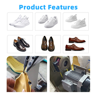 Machine de découpe des bords de semelles pour semelles intermédiaires en caoutchouc, plastique, EVA, garnitures, doublures et bordures intérieures des semelles extérieures – Équipement de fabrication de chaussures