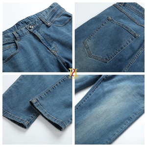 Pantalones Vaqueros <span class=keywords><strong>de</strong></span> Mezclilla para Hombre, Corte Slim, Cintura Media, Color Azul Claro, Algodón-Poliéster, Transpirables, Ligeros, para Primavera/Verano, Estilo Casual <span class=keywords><strong>de</strong></span> Negocios, POLO - Product Image 6