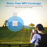 Extensor WiFi de Largo Alcance AX3000 de Doble Banda 2.4G 5.8G, WN573HX3, WiFi 6, 3000Mbps, Punto de Acceso Inalámbrico Mesh para Exteriores