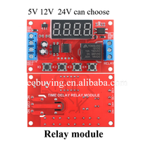 Module de relais temporisé réglable DC 5V 12V 24V 10A, 32 modes, minuterie numérique LED, interrupteur de contrôle de temporisation, cycle pulsé