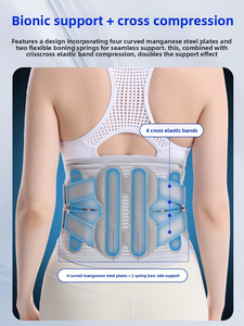 <span class=keywords><strong>Cintura</strong></span> Lombare Hot Press Tennis per Distensione del Disco Lombare, Protrusione della Colonna Vertebrale, Supporto per il <span class=keywords><strong>Dolore</strong></span> Lombare, Allargata e Traspirante - Product Image 5