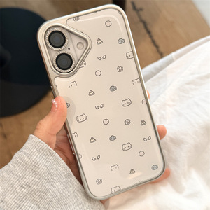 Funda de Teléfono con Diseño de Gato y Pez, con Cadena y Resina Epoxi, Electrochapada, para iPhone 17 Pro Max 16 15 14, para Mujer - Product Image 4