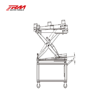 Table élévatrice hydraulique électrique pour moto, équipement de garage automobile, prix spécial RM
