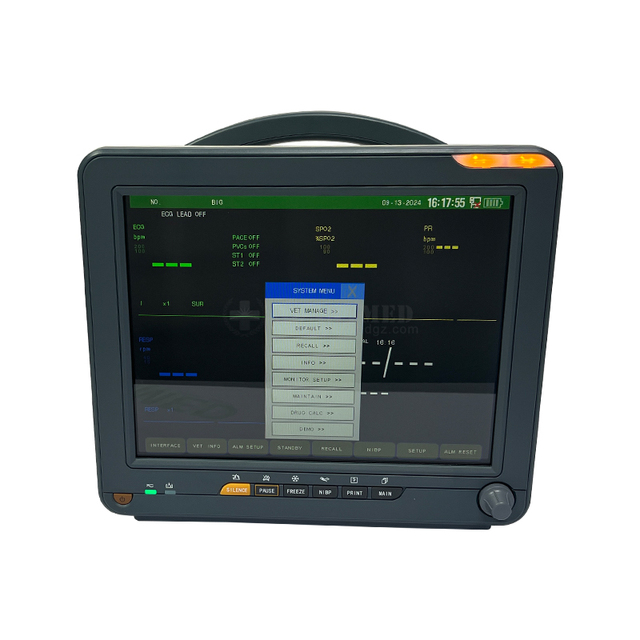 SY-C006V ECG SPO2 Real Time S-T Segment Analysis Multiparameter Human Animal Patients Monitor