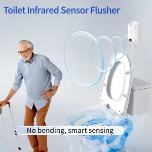 RSTO Touchless Toilet Flush Kit Transform Into A Smart Toilet Automatic Flush Toilet