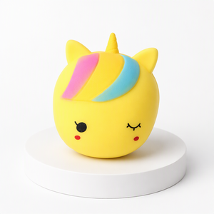 ขนมปังยูนิคอร์นบีบเล่นน่ารัก การ์ตูนบอลบีบคลายเครียด แป้งบอลบีบเด้งช้า ของเล่นคลายความเครียด - Product Image 2