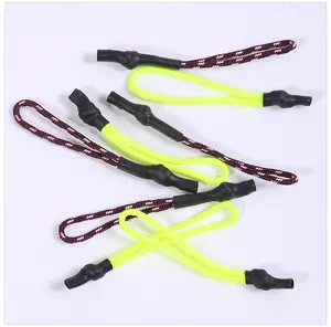 Factory Price Fashion Fluorescent Green Rubber zipper handle Zipper Puller Cord Tail Rope For Garment