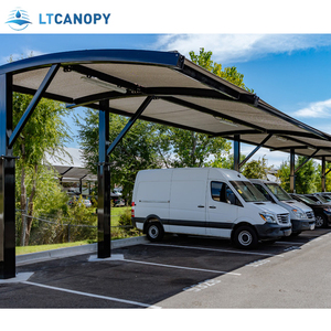 Abri de stationnement automobile Litong de haute qualité, auvent pare-soleil, structure en membrane robuste, tente de couverture en tissu, sur mesure - Product Image 3