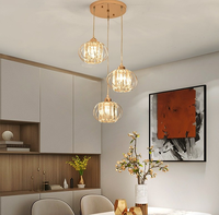 Lustre de plafond moderne à LED Luminaire suspendu Nordic LED Chambre à coucher Lustre suspendu à gradation LED
