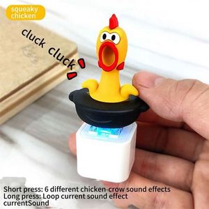 Llavero Antiestrés con Diseño Creativo de Pollo Gritando, Botón de Presión, Teclado Fidget, para Regalo Infantil - Product Image 2
