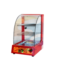 Vitrine commerciale en verre de la chine, chauffe-plat de Table, vitrine de réchauffement, Machine à Snack