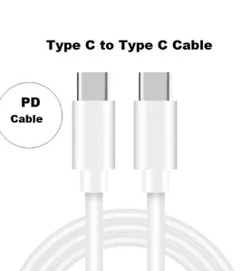 Kabel pengisi daya usb Tipe c, kabel data 2 pd tipe-c usb Tipe c ke cepat, kabel pengisian daya pd 20w untuk iphone untuk samsung