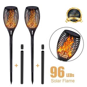 Đèn Led Sân Vườn Năng Lượng Mặt Trời Thiết Kế Ngọn Lửa Đèn Pin Với Tấm Pin Mặt Trời Đèn Pin Năng Lượng Mặt Trời Kèm Bộ Sạc Điện Thoại - Product Image 3