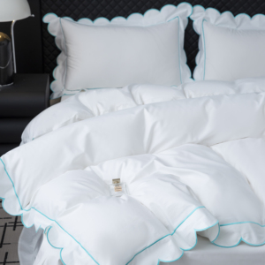 <span class=keywords><strong>Cotton</strong></span> Hữu Cơ tấm nền tảng khách sạn Nguồn cung cấp Comforter muỗi <span class=keywords><strong>Net</strong></span> Bìa gối tấm ga trải giường bộ đồ giường đặt - Product Image 4