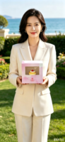 Boîte à gâteau individuelle personnalisée avec fenêtre, boîte à cupcakes en carton blanc laminé, boîte à dessert pour boulangerie d'hôtel cinq étoiles, vente en gros